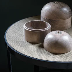 Piccoli Smalti Scatola Maxi in Legno di Castagno Forget-Me-Not