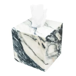 FiammettaV Home Collection Scatola per tessuti in marmo Paonazzo