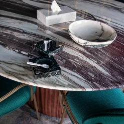 FiammettaV Home Collection Scatola per tessuti in marmo bianco