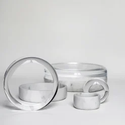 Gumdesign Scatola portagioie grande in marmo Disgelo