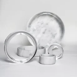 Gumdesign Scatola portagioie grande in marmo Disgelo