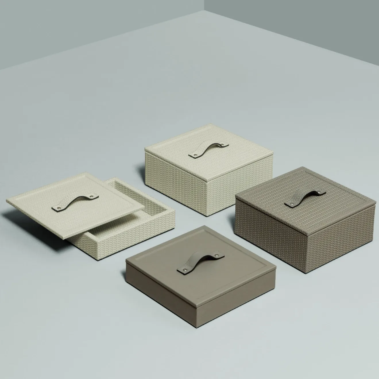 Pinetti Scatola quadrata alta Mati