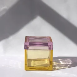 Studio Bojola Scatola Rosa in Cristallo Palmi