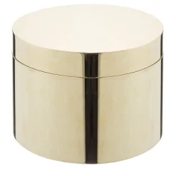 Bronzetto Scatola rotonda in ottone