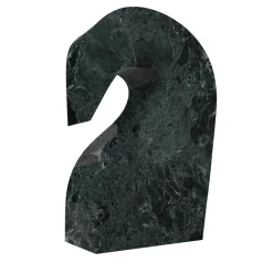 Carcino Design Scultura a forma di testa di cavallo Metis Verde Alpi