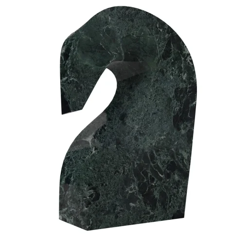 Carcino Design Scultura a forma di testa di cavallo Metis Verde Alpi