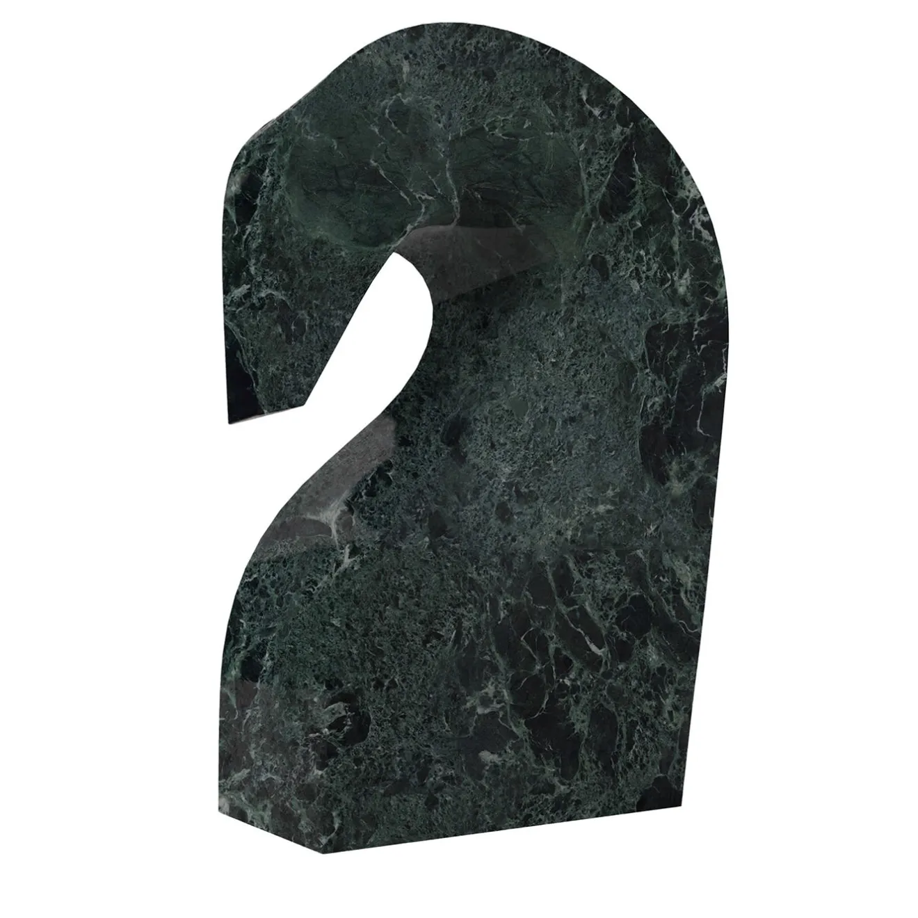 Carcino Design Scultura a forma di testa di cavallo Metis Verde Alpi
