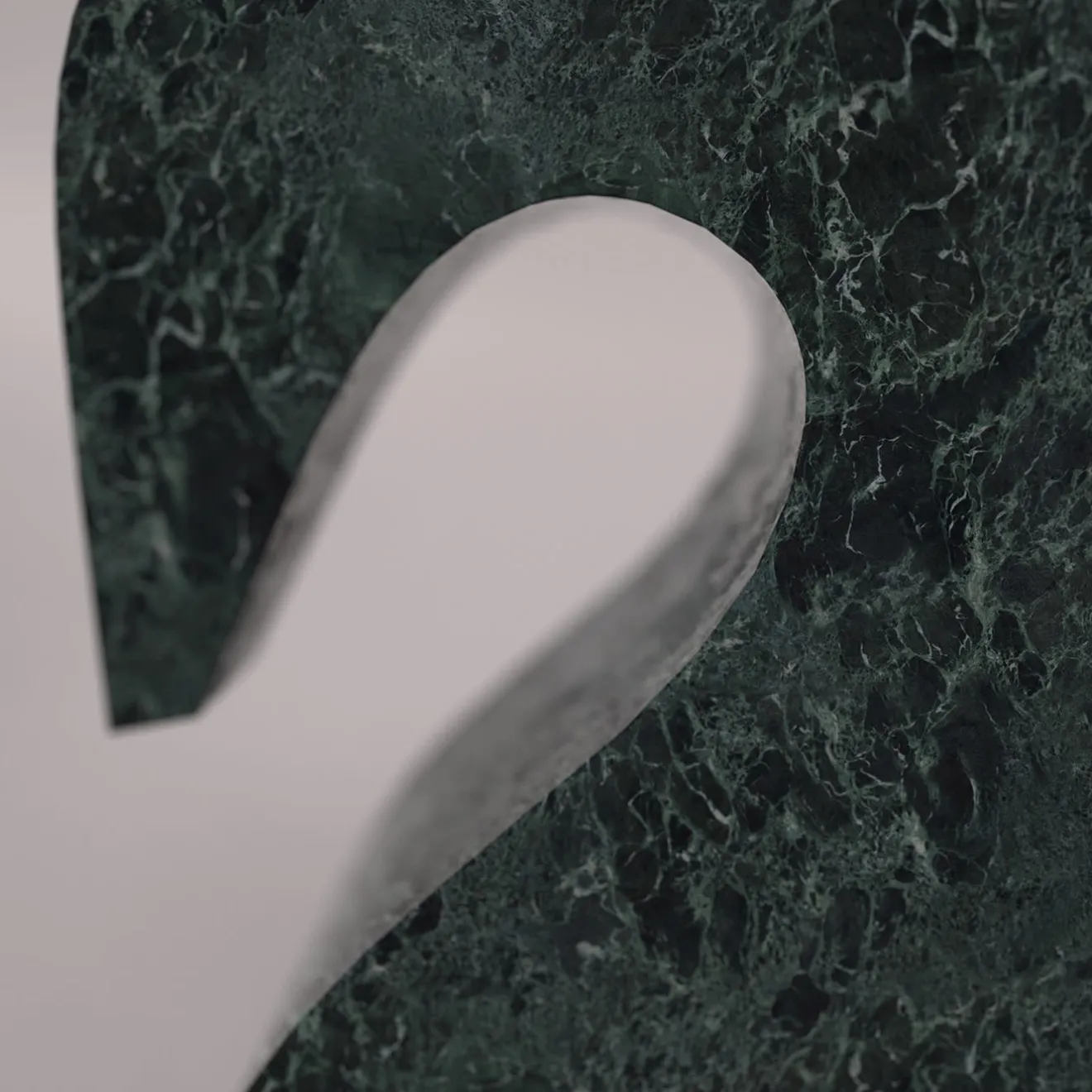 Carcino Design Scultura a forma di testa di cavallo Metis Verde Alpi