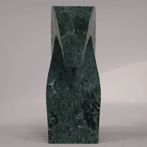Carcino Design Scultura a forma di testa di cavallo Metis Verde Alpi