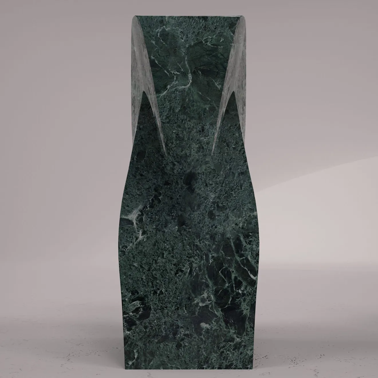 Carcino Design Scultura a forma di testa di cavallo Metis Verde Alpi