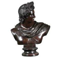 Fonderia Artistica Ruocco Scultura Busto Apollo in bronzo