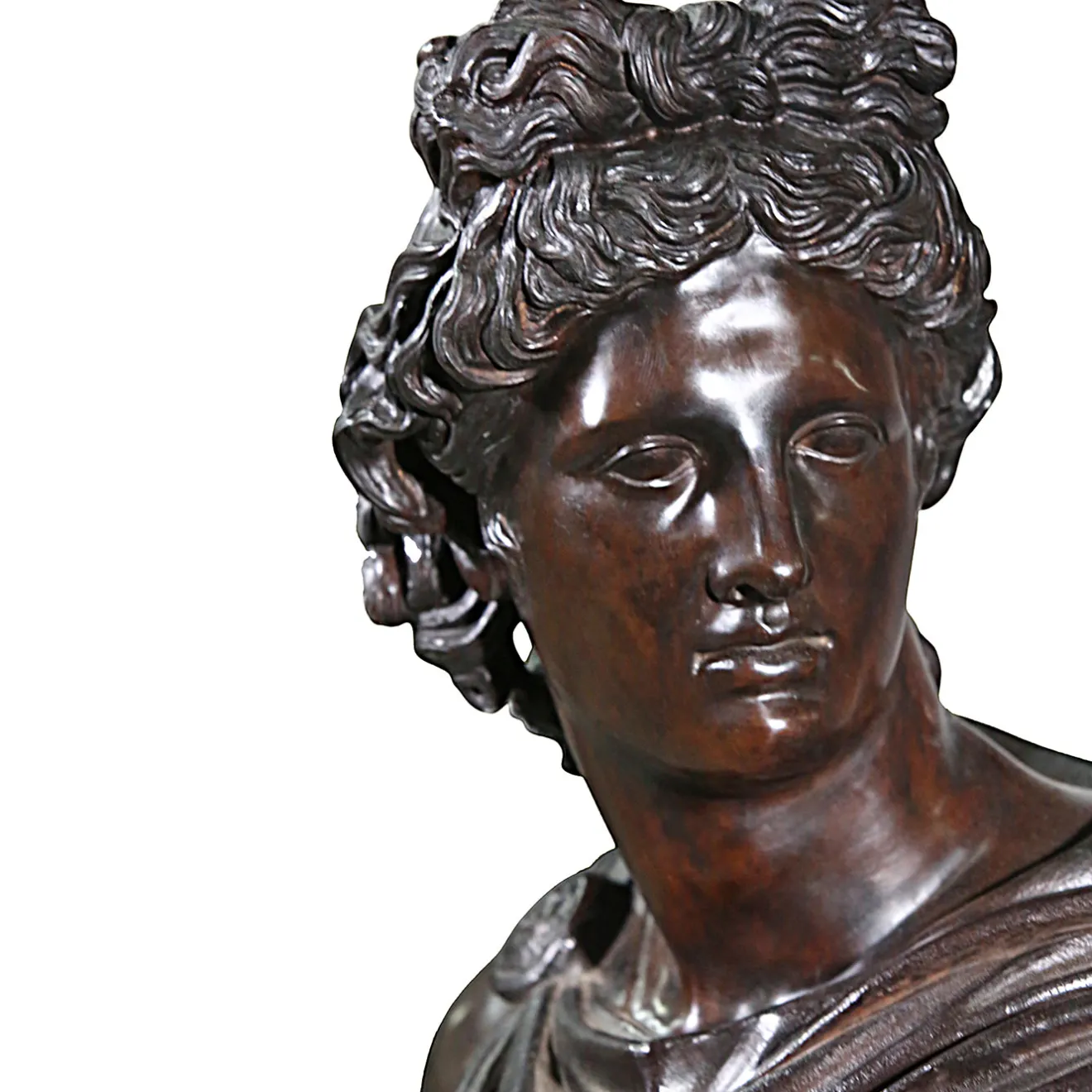 Fonderia Artistica Ruocco Scultura Busto Apollo in bronzo