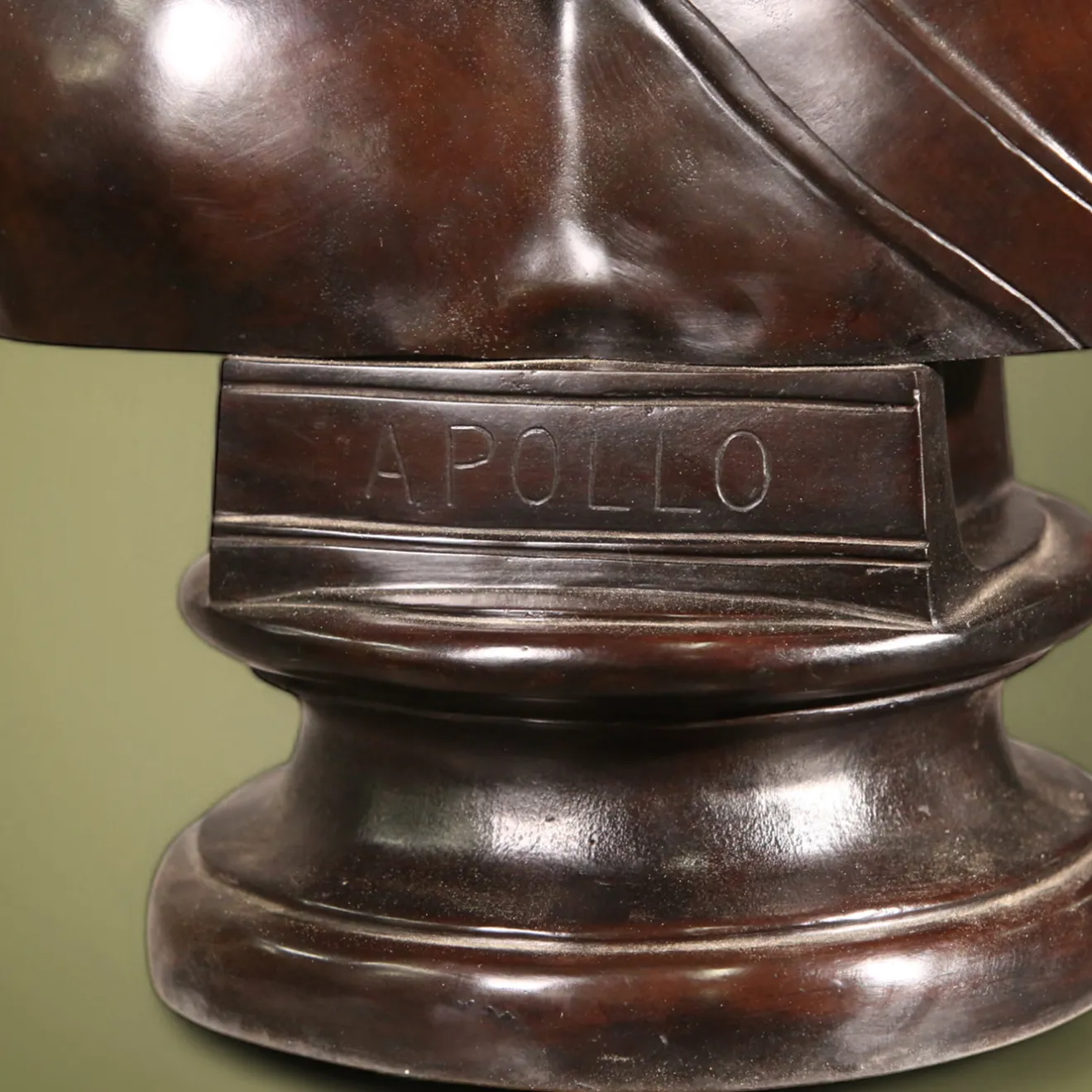Fonderia Artistica Ruocco Scultura Busto Apollo in bronzo