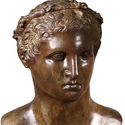 Fonderia Artistica Ruocco Scultura Busto di Atleta in bronzo