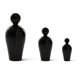 SANTOPECCATORE Scultura Da in Ceramica Nera