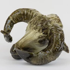 Amaaro Scultura da parete con trofeo di ariete