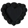 Amelia Corvino Scultura Da Parete Milagros Cuore Sacro In Gesso Nero