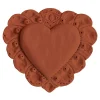 Amelia Corvino Scultura Da Parete Milagros Cuore Sacro In Gesso Terracotta