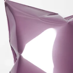 BAU Design Scultura da parete quadrata a forma di cuscino viola