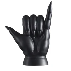 Rometti Scultura decorativa Shaka Nero di Ugo La Pietra