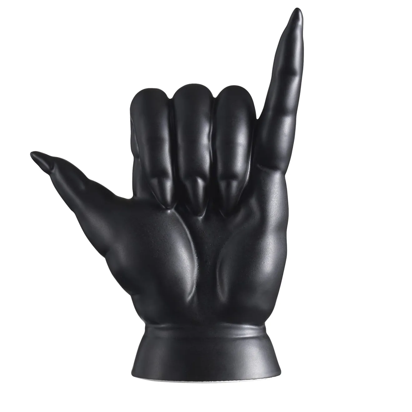 Rometti Scultura decorativa Shaka Nero di Ugo La Pietra