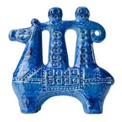 Bitossi Ceramiche Scultura di cavalieri di Aldo Londi