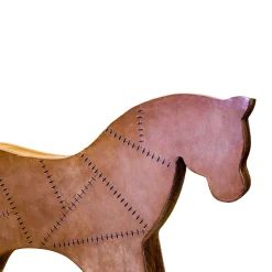 Bottega Conticelli Scultura di cavallo a dondolo Isabelle