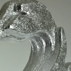 PB Studio Artigiano Scultura di cigno d'argento