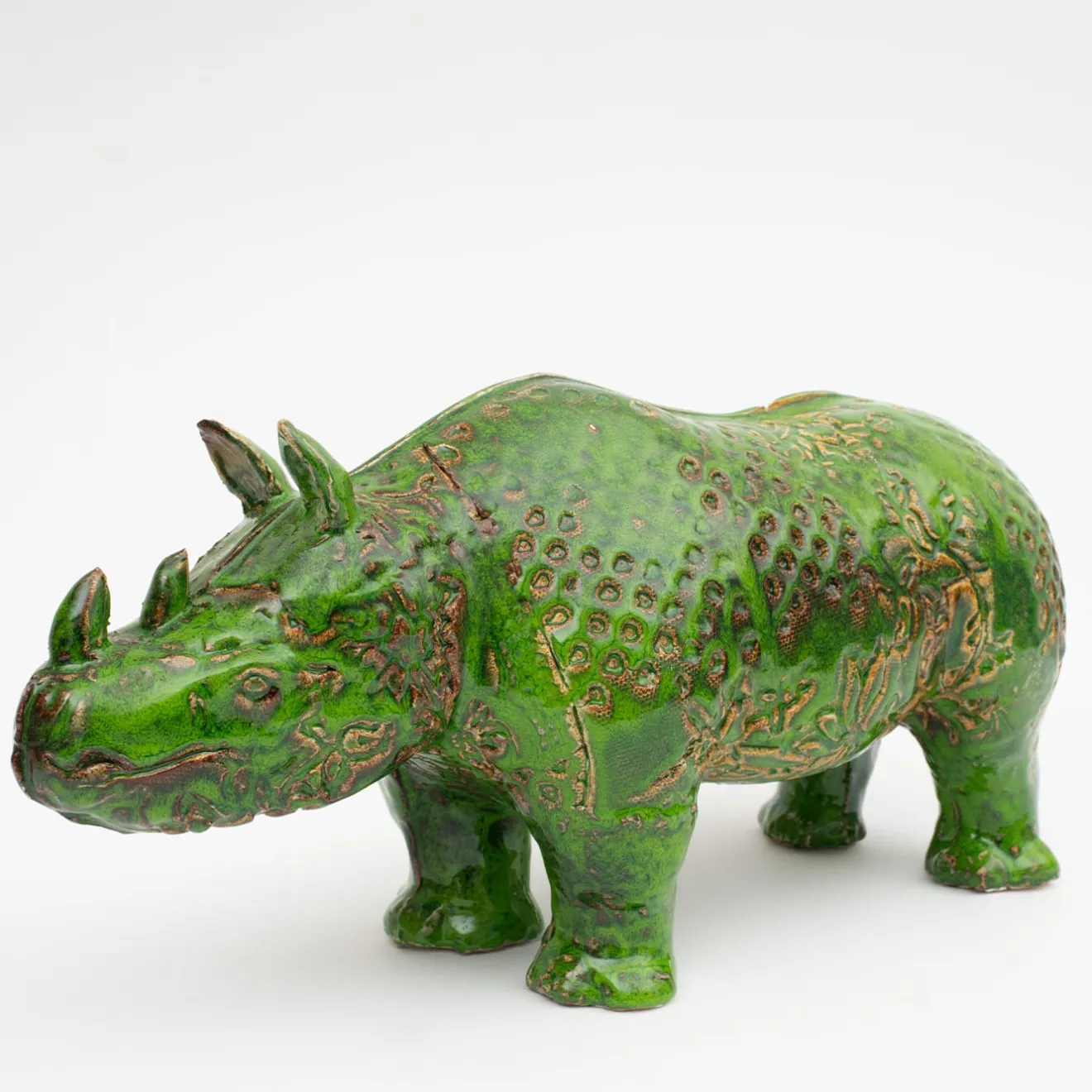 Amaaro Scultura di rinoceronte #2