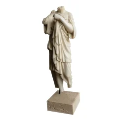 Todini Sculture Scultura di torso femminile drappeggiato