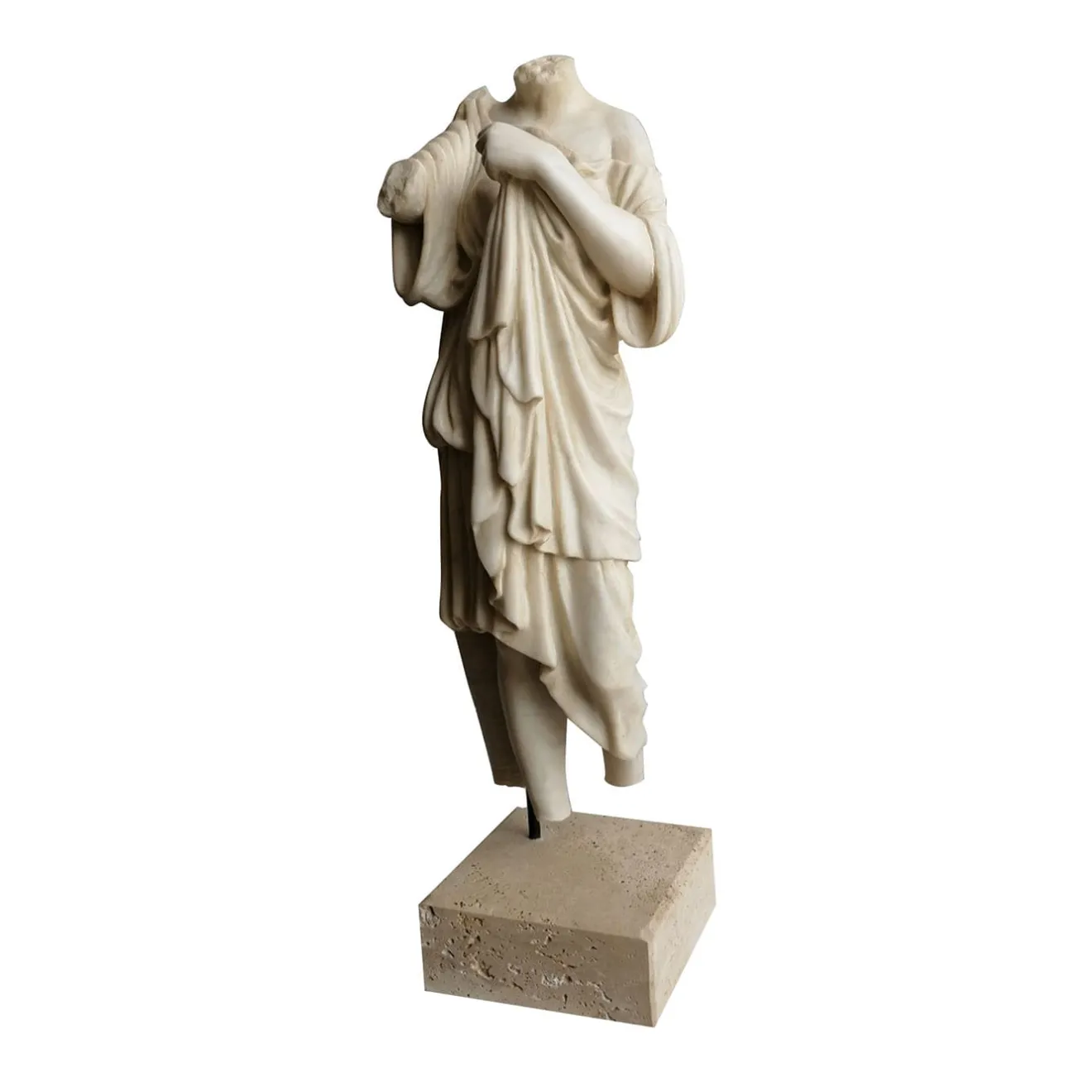 Todini Sculture Scultura di torso femminile drappeggiato