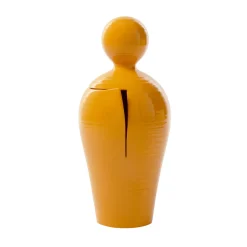 SANTOPECCATORE Scultura Do in Ceramica Senape