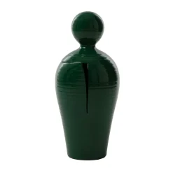 SANTOPECCATORE scultura Do in Ceramica Verde