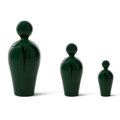 SANTOPECCATORE scultura Do in Ceramica Verde