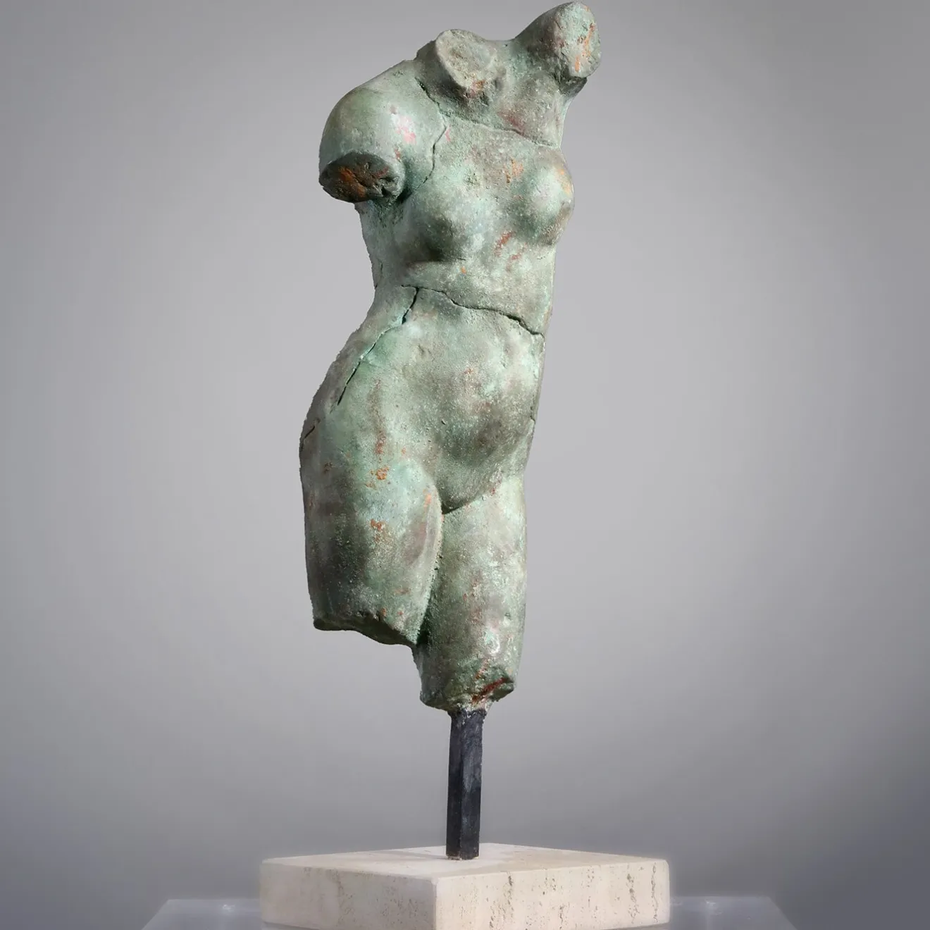 Fonderia Artistica Ruocco Scultura Dorso Donna Frammento piccolo in Bronzo