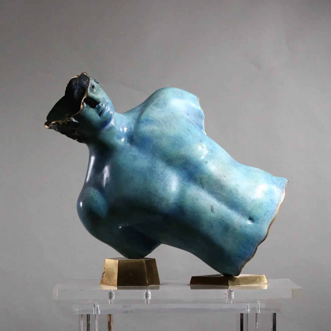 Fonderia Artistica Ruocco Scultura Dorso moderno reclinato in bronzo