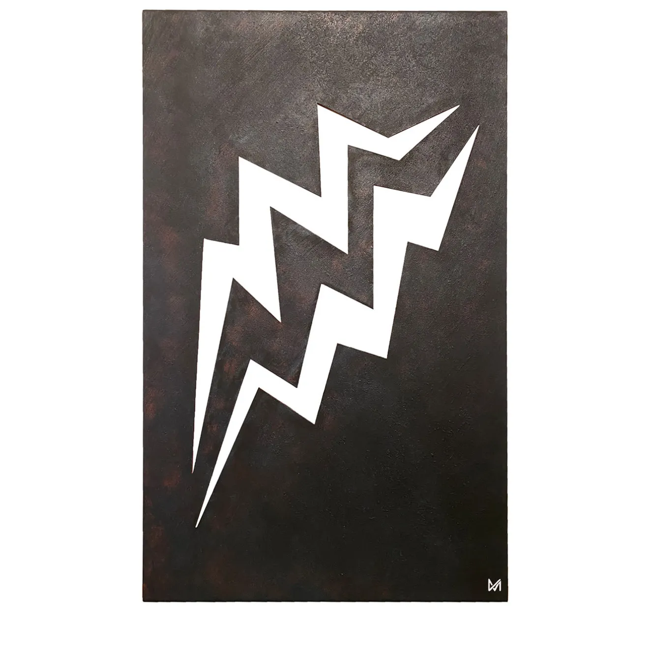 Marzia Boaglio Scultura in alluminio Fulmini Burn