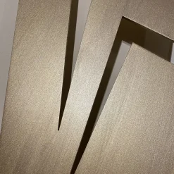 Marzia Boaglio Scultura in alluminio Fulmini Oro