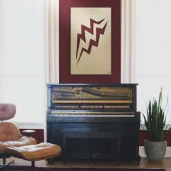 Marzia Boaglio Scultura in alluminio Fulmini Oro