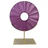 Ghirò Studio Scultura in cristallo viola Eye