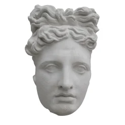 Galleria Romanelli Scultura in gesso con maschera di Apollo