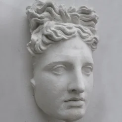Galleria Romanelli Scultura in gesso con maschera di Apollo