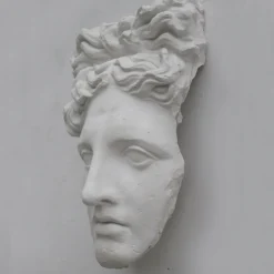 Galleria Romanelli Scultura in gesso con maschera di Apollo