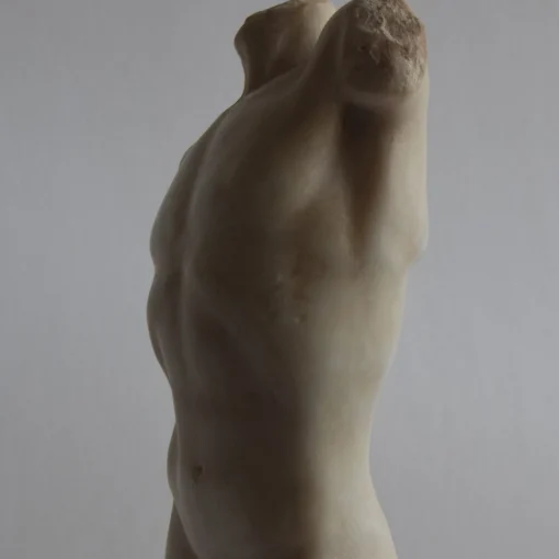 Todini Sculture Scultura in marmo di Carrara Torso di Marte con base