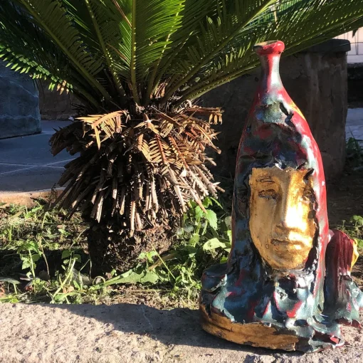 Angelo Salemi Scultura in policromia Libera L'Amore