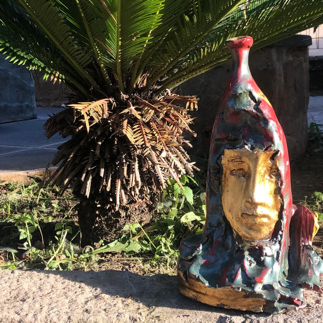 Angelo Salemi Scultura in policromia Libera L'Amore
