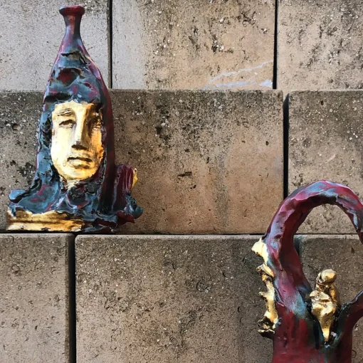 Angelo Salemi Scultura in policromia Libera L'Amore