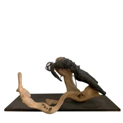 Giovanna La Falce Scultura Maya in bronzo