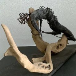 Giovanna La Falce Scultura Maya in bronzo