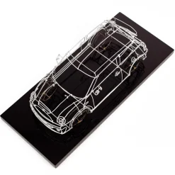 Profilo Scultura Mini Cooper in filo metallico